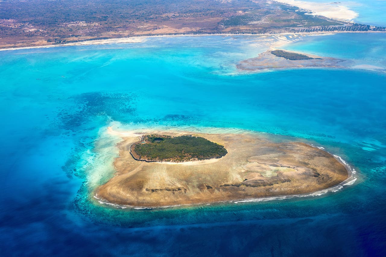 mozambique island and beach, africa