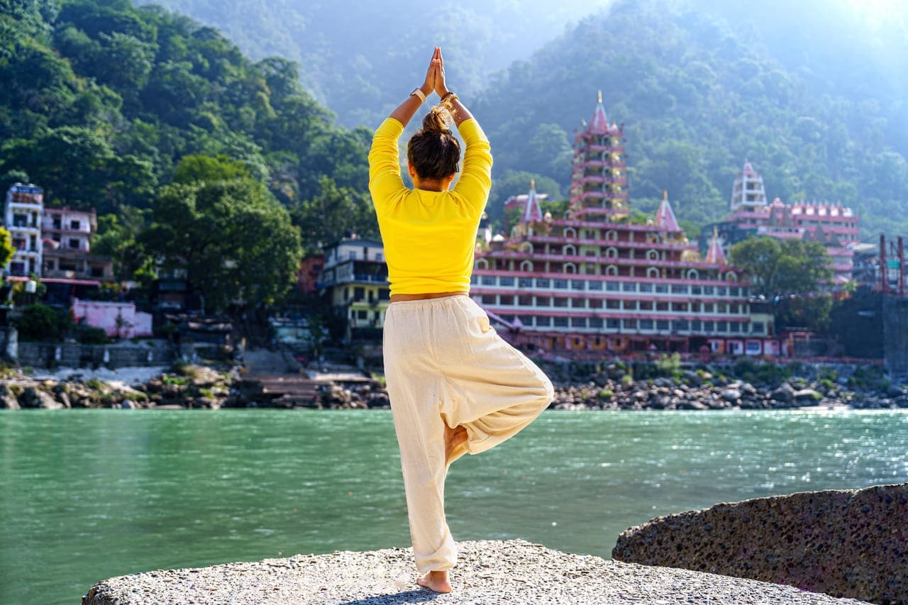 Yoga Retreats & Wellness Journeys during gap year travel in India