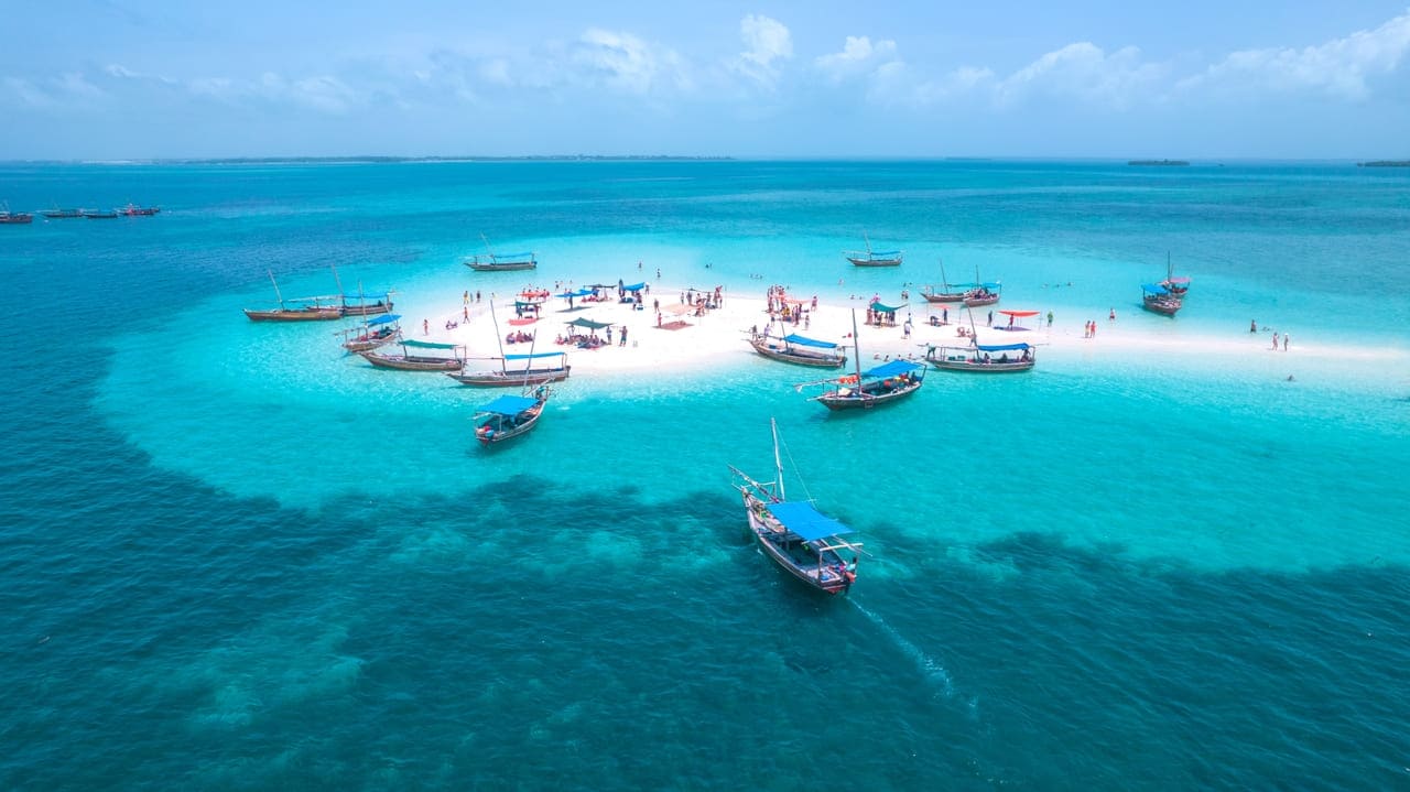 Africa's beach destination Zanzibaar and safari in Serengeti, tanzania