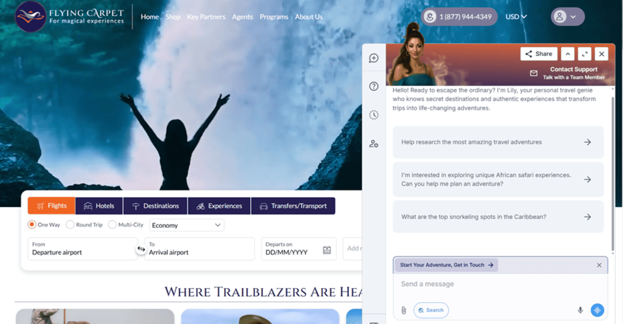Lily AI chat bot features