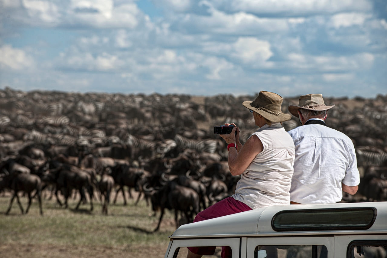 Serengeti migration photography